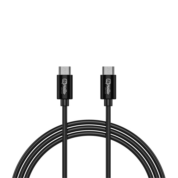 BeHello Charging Cable USB-C to USB-C 1m Black