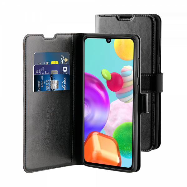 BeHello Samsung Galaxy A41 Gel Wallet Hoesje - Zwart