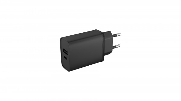 BeHello Charger PD 20W USB-C and USB-A ECO Material Black
