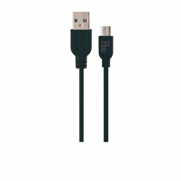 BeHello Micro-USB Oplaadkabel (1.2m) Zwart