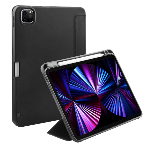 BeHello iPad Pro 12.9 2021 Smart Stand Case Black