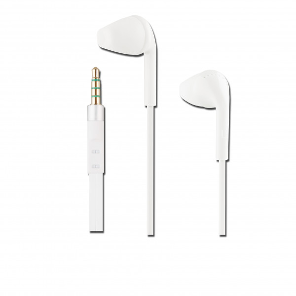 BeHello In-Ear Headphone with Remote 3.5mm White