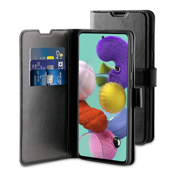 BeHello Samsung Galaxy A51 Gel Wallet Hoesje - Zwart