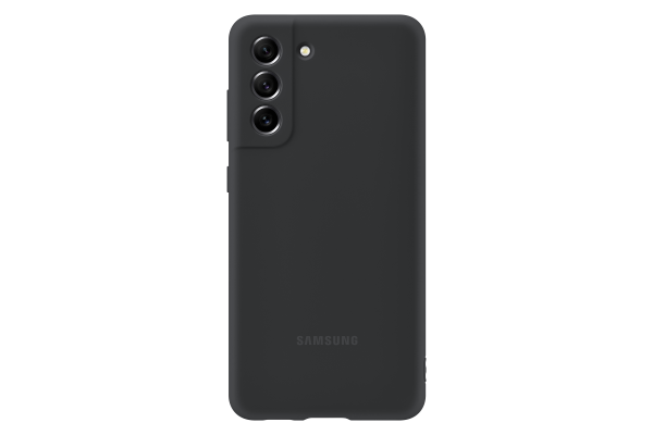 Samsung Galaxy S21 FE Siliconen Hoesje - Donker Grijs