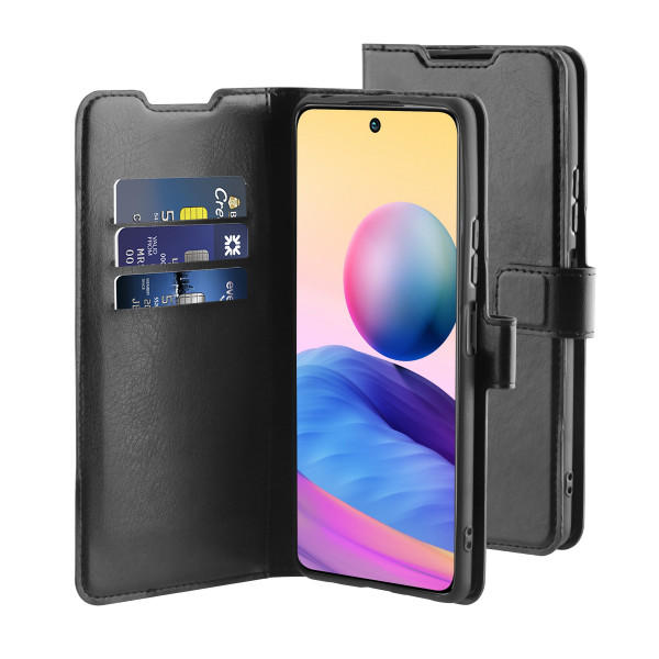 BeHello Xiaomi Redmi Note 10 Gel Wallet Case Black