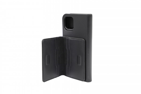 BeHello iPhone 13 / 13 Pro Hoesje - Magsafe Magnetic Card Wallet - Zwart