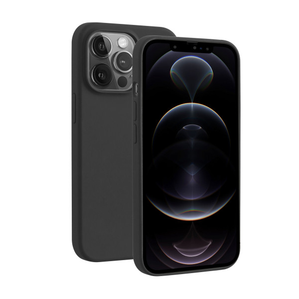 BeHello iPhone 13 Pro Max Liquid Silicone Case Black